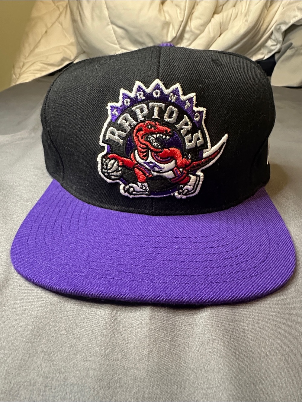 MITCHELL & NESS - Toronto Raptors Black & Purple Snapback Hat